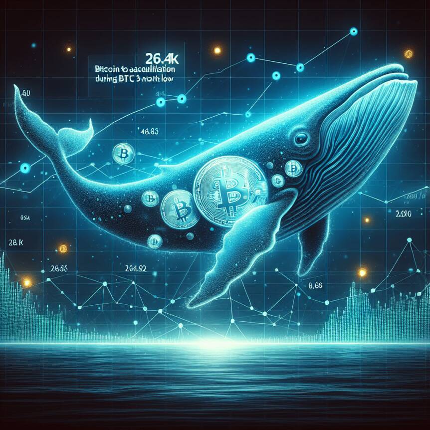 Whales Move 26.4k Bitcoin To Accumulation Addresses During Btc's 3-month Low