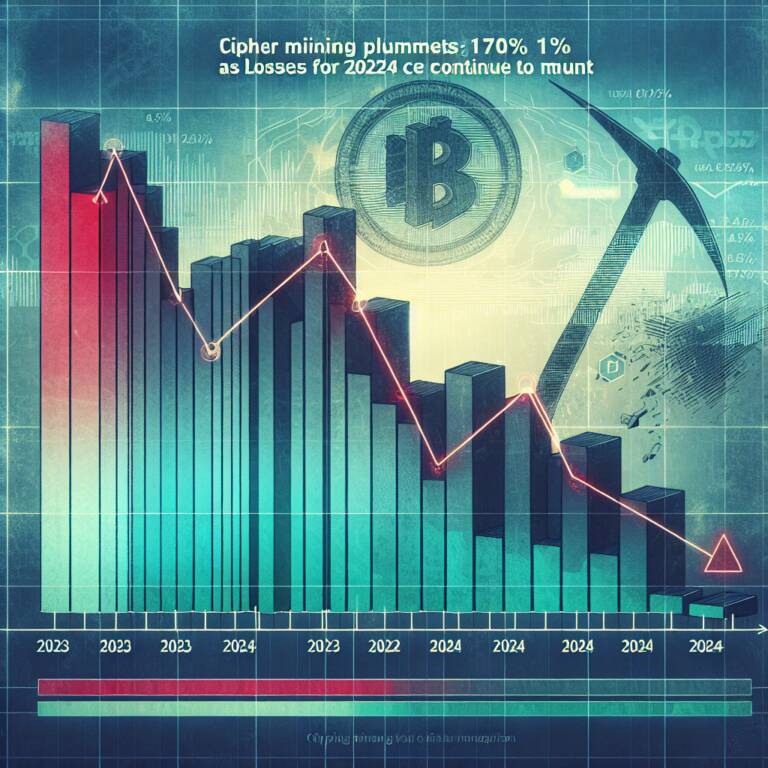 Cipher Mining Plummets 17% As Losses For 2024 Continue To Mount