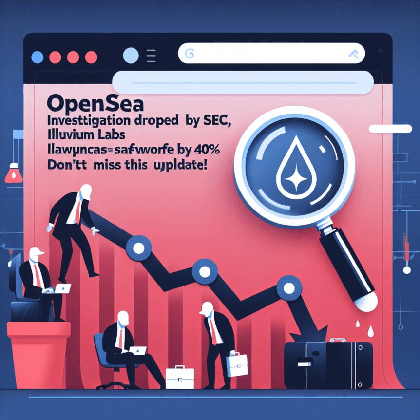 Opensea Investigation Dropped By Sec, Illuvium Labs Slashes Workforce By 40%: Don't Miss This Update!