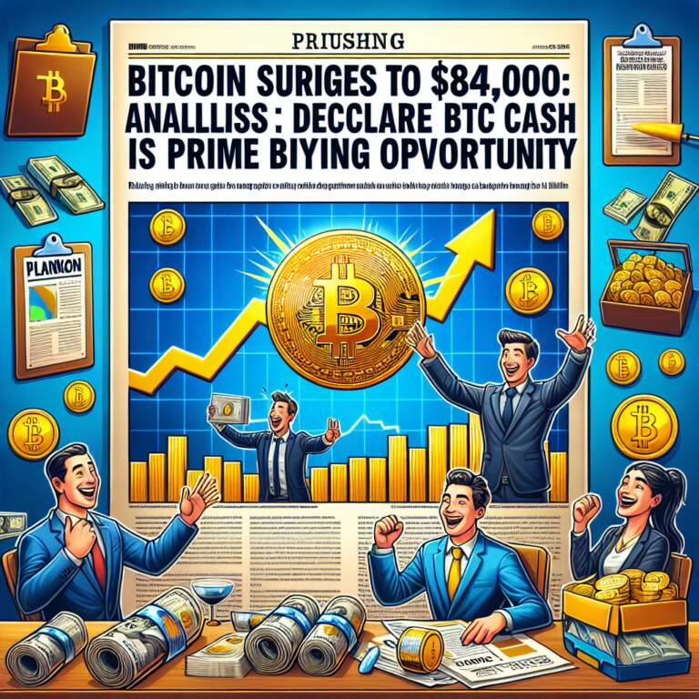 Bitcoin Surges To $84,000: Analysts Declare Btc Crash As Prime Buying Opportunity