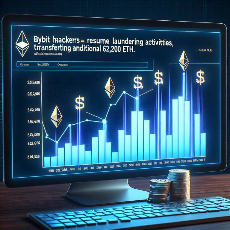 Bybit Hackers Resume Laundering Activities, Transferring Additional 62,200 Eth