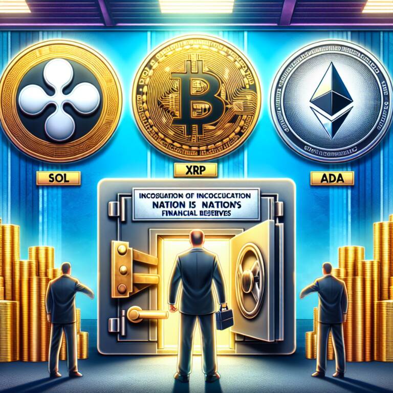 President Trump Announces Inclusion Of Sol, Xrp, And Ada In Crypto Reserves