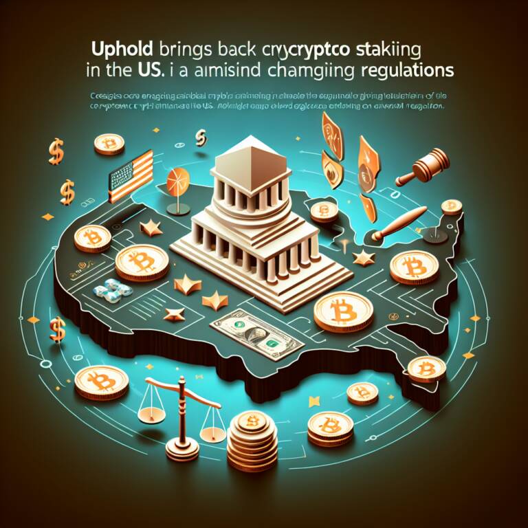 Uphold Brings Back Crypto Staking In The Us Amidst Changing Regulations