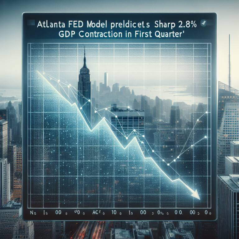 Atlanta Fed Model Predicts Sharp 2.8% Gdp Contraction In First Quarter: Trumpcession Ahead