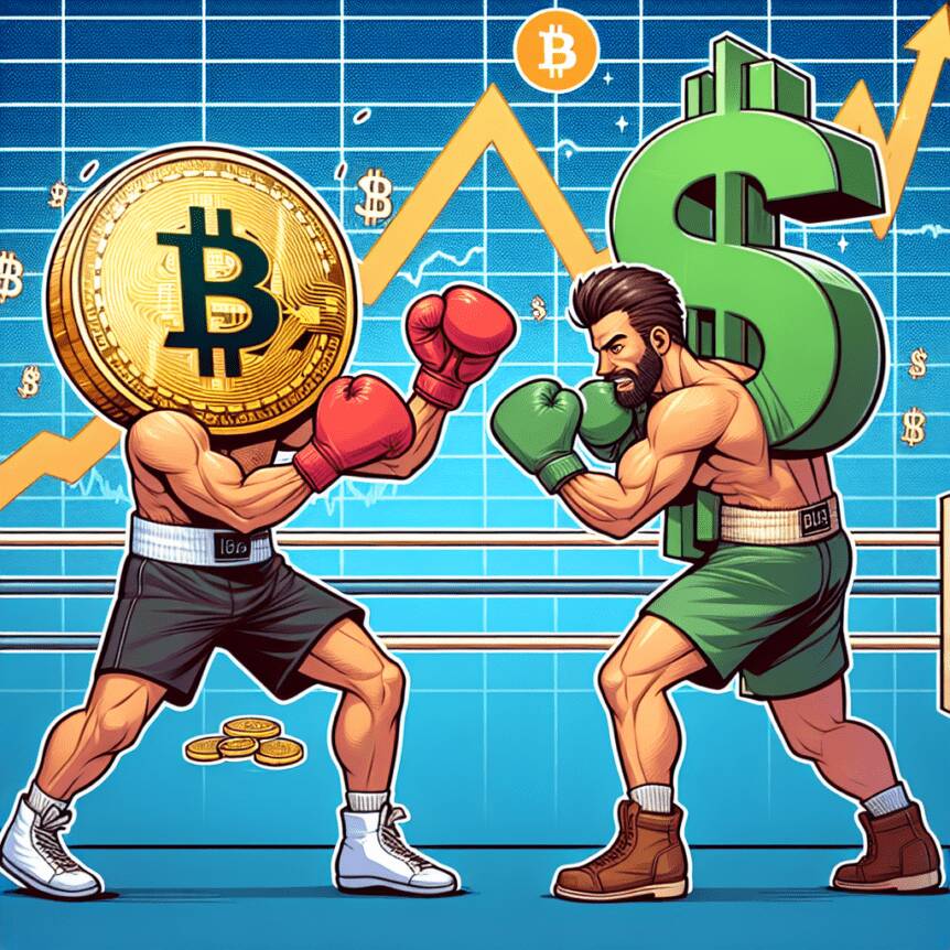 Bitcoin Struggles Near $80k As Us Dollar Gains Momentum From 12-week Low