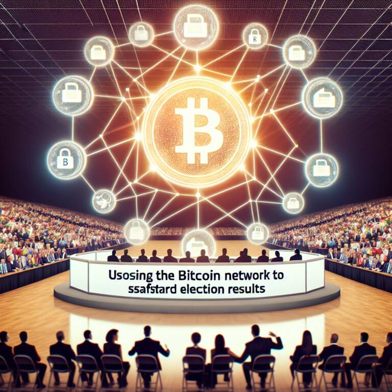 Utilizing The Bitcoin Network To Safeguard Election Results At Local Gop Convention