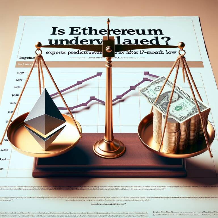 Is Ethereum Undervalued? Experts Predict Return To $4k After 17-month Low
