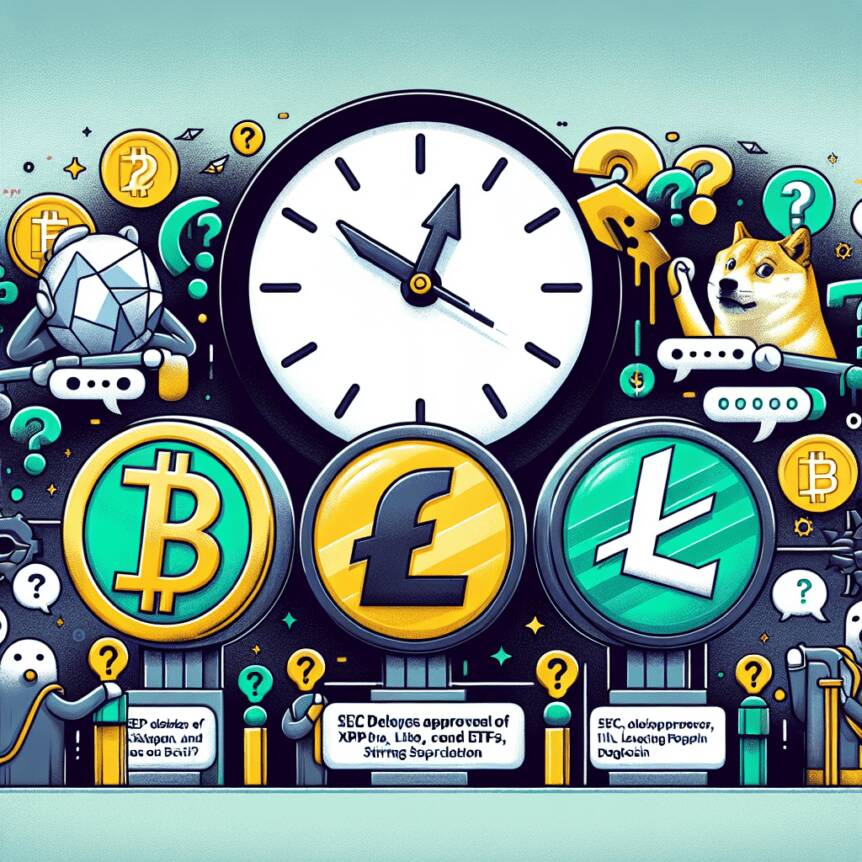 Sec Delays Approval Of Xrp, Solana, Litecoin, And Dogecoin Etfs, Stirring Speculation