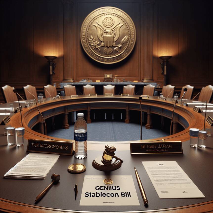 Senate Banking Committee Propels Genius Stablecoin Bill Forward