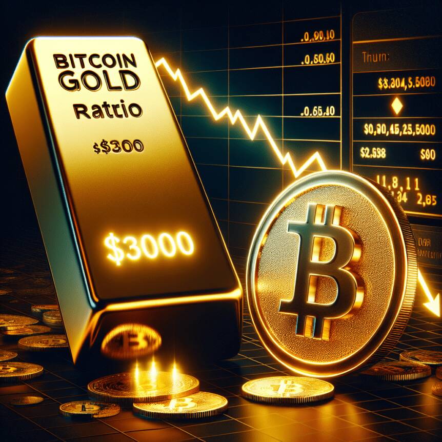 Bitcoin-Gold Ratio Plummets as Gold Price Soars to All-Time High of $3K Bitcoin-gold Ratio Plummets As Gold Price Soars To All-time High Of $3k