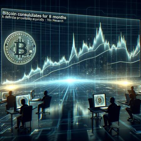 Bitcoin Consolidates For 8 Months: A Definite Possibility According To 10x Research