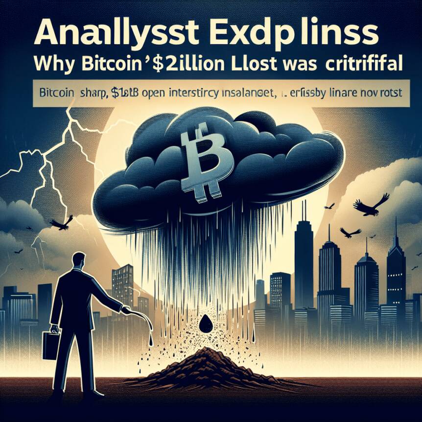 Analyst Explains Why Bitcoin's $12 Billion Open Interest Loss Was Crucial