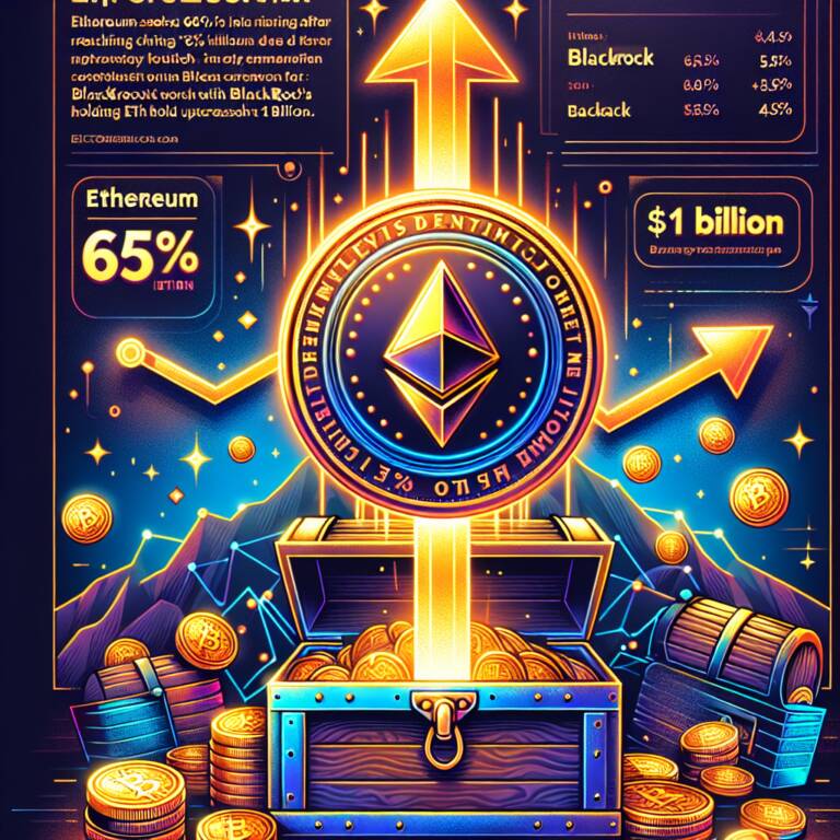 Ethereum Seeks 65% Increase After Reaching 'cycle Bottom' With Blackrock's Eth Holding Surpassing $1 Billion
