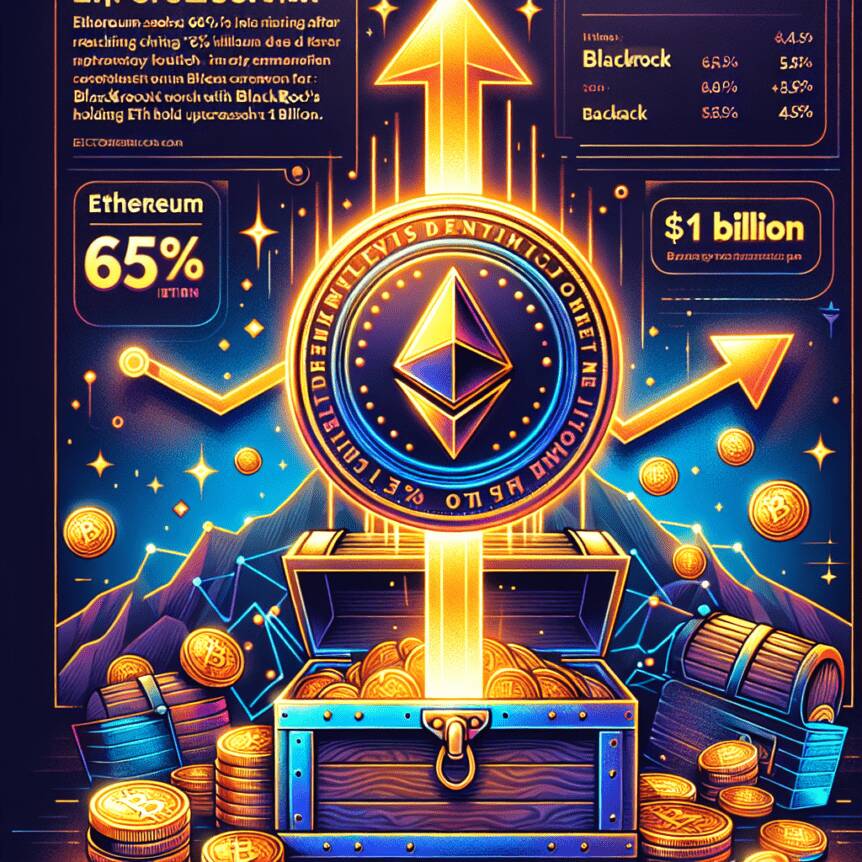 Ethereum Seeks 65% Increase After Reaching 'cycle Bottom' With Blackrock's Eth Holding Surpassing $1 Billion