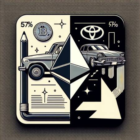 Ethereum Price Drops 57% From Peak, Still Valued Higher Than Toyota