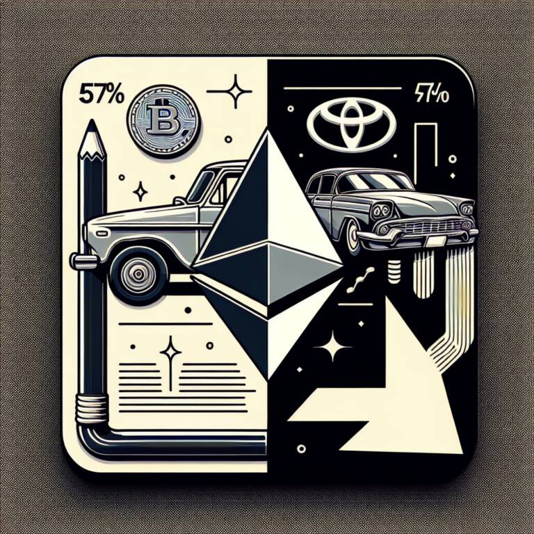 Ethereum Price Drops 57% From Peak, Still Valued Higher Than Toyota