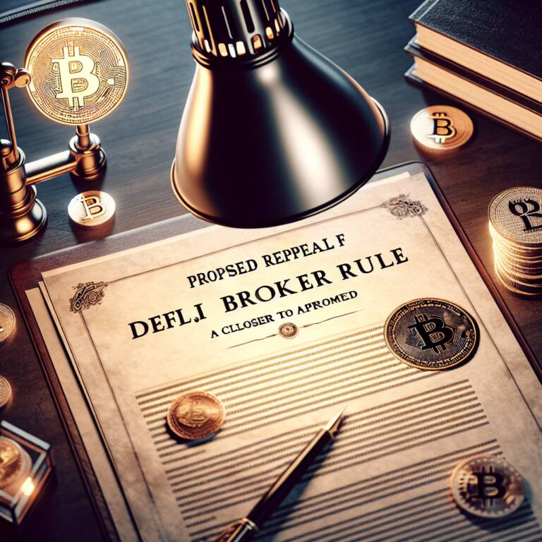 Irs Defi Broker Rule Repeal Inches Closer To Approval By President Trump