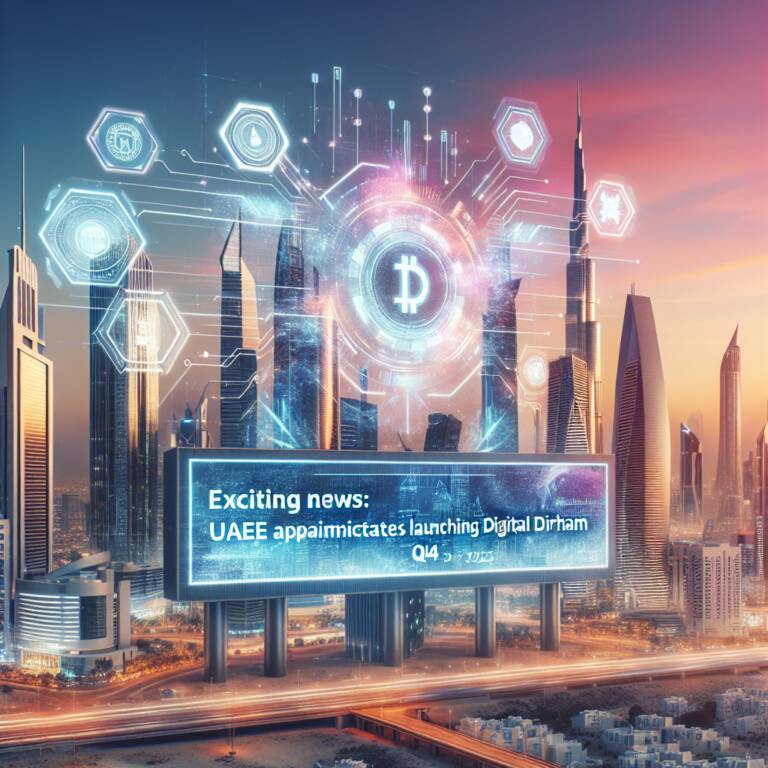 Exciting News: Uae Anticipates Launching Digital Dirham In Q4 2025