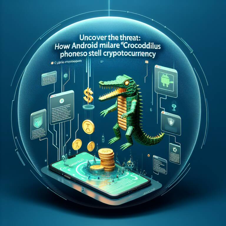 Uncover The Threat: How Android Malware ‘crocodilus’ Hijacks Phones To Steal Cryptocurrency