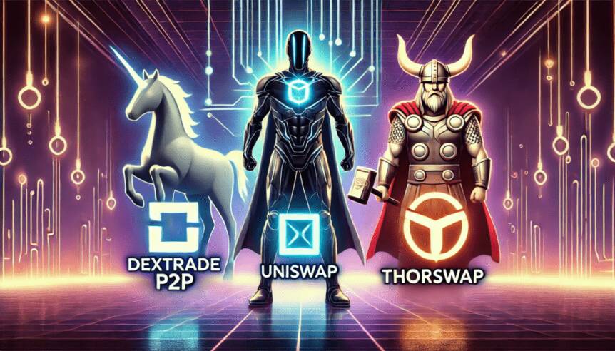 DexTrade P2P vs. Uniswap & ThorSwap: A Unique DEX Comparison Dextrade P2p Vs. Uniswap & Thorswap: A Unique Dex Comparison