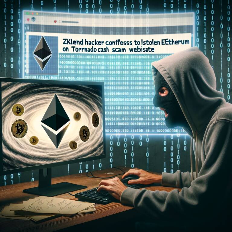 Zklend Hacker Confesses To Losing Stolen Ethereum On Tornado Cash Scam Website