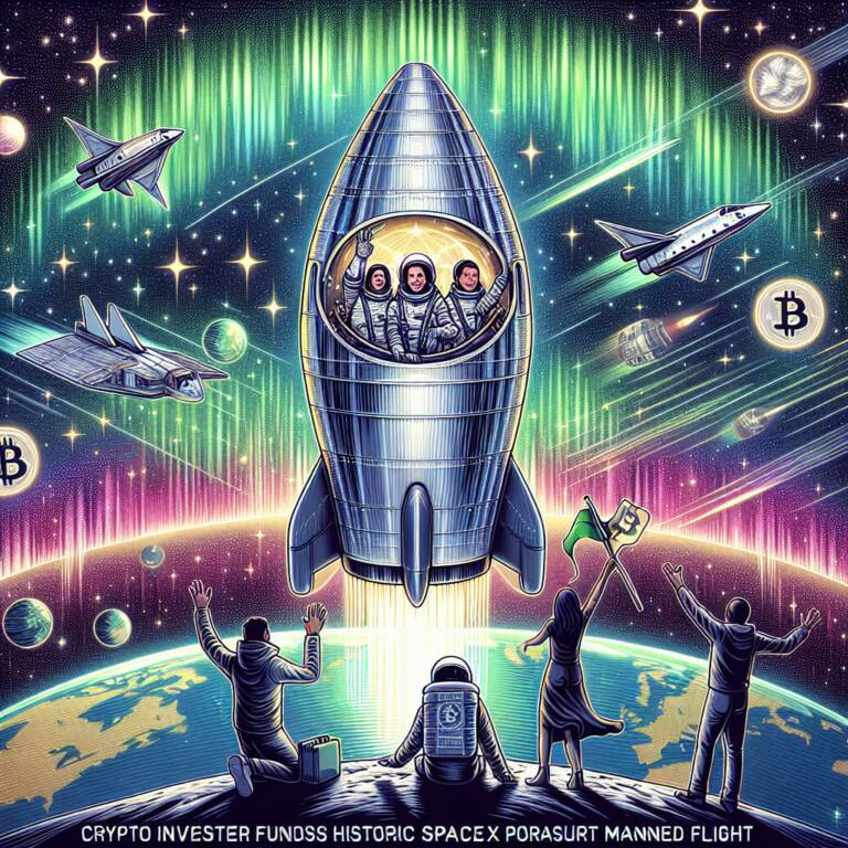 Crypto Investor Funds Historic Spacex Polar Orbit Manned Flight