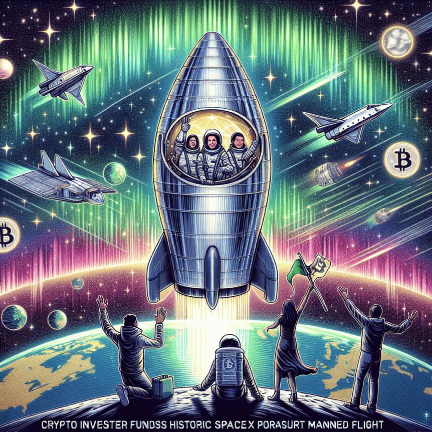 Crypto Investor Funds Historic Spacex Polar Orbit Manned Flight