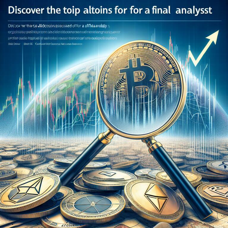 Discover The Top Altcoins Poised For A Final Rally, Predicts Analyst