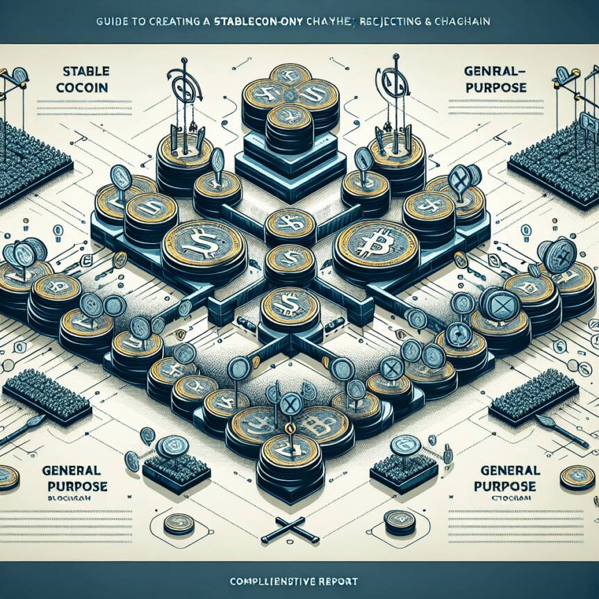 Guide To Creating A Stablecoin-only Blockchain, Rejecting General-purpose Chains — Comprehensive Report