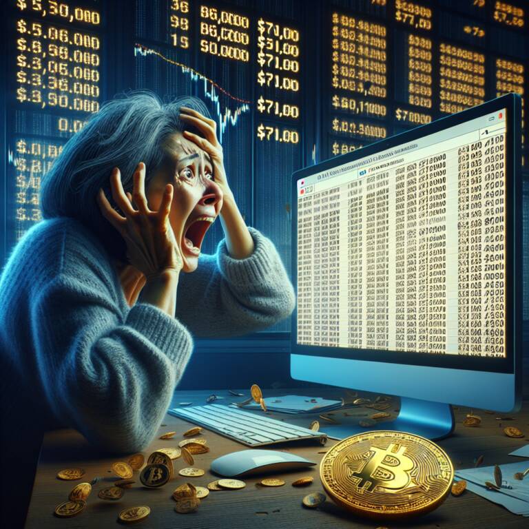 Bitcoin Investor In Panic Accidentally Pays Over $70k In Btc Fees