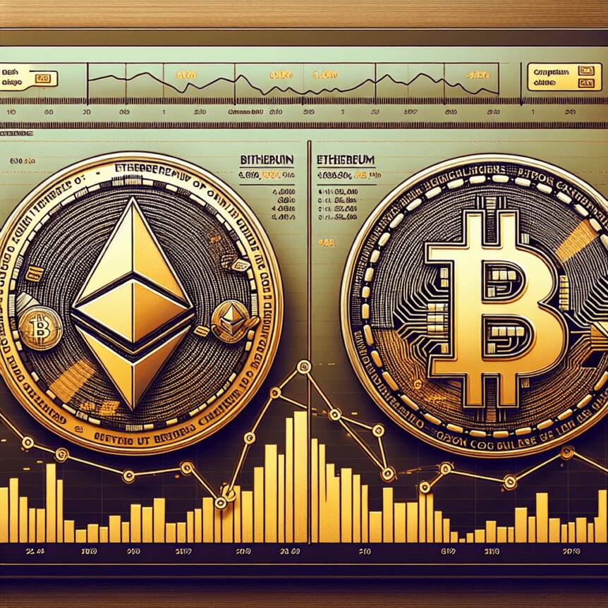 Ethereum Surpasses Bitcoin Only 15% of the Time Since Launch: A Comparison Ethereum Surpasses Bitcoin Only 15% Of The Time Since Launch: A Comparison