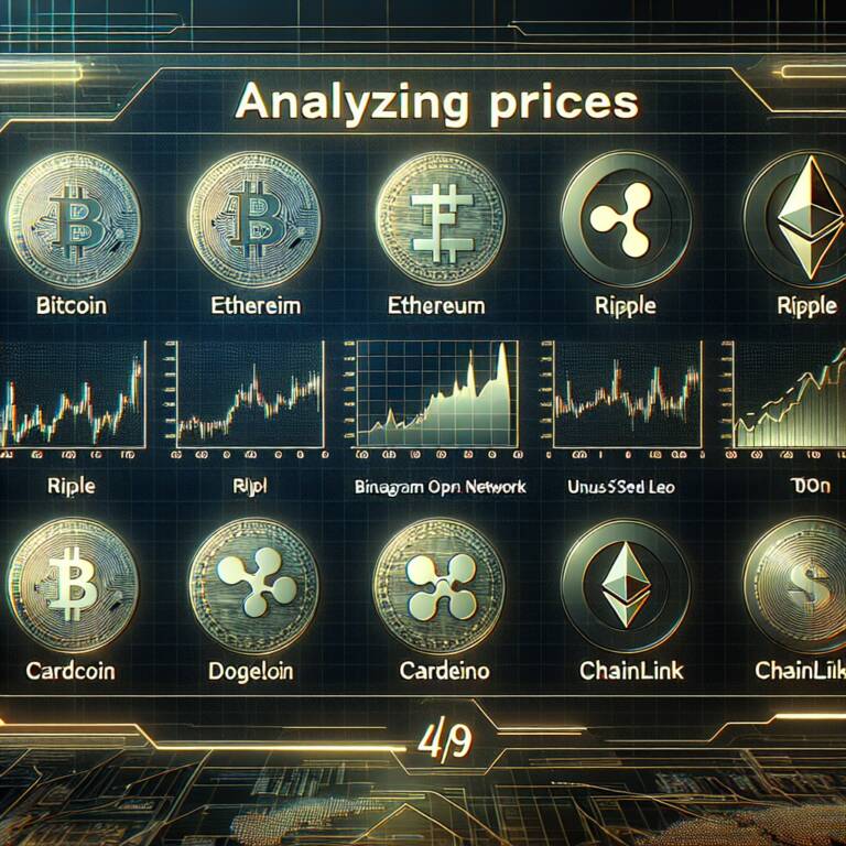 Analyzing Prices 4/9: Bitcoin, Ethereum, Ripple, Binance Coin, Solana, Dogecoin, Cardano, Unus Sed Leo, Chainlink, Telegram Open Network (ton)