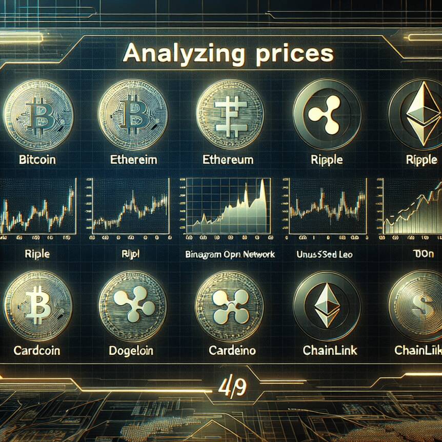 Analyzing Prices 4/9: Bitcoin, Ethereum, Ripple, Binance Coin, Solana, Dogecoin, Cardano, Unus Sed Leo, Chainlink, Telegram Open Network (ton)