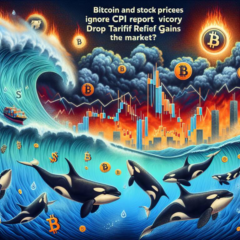 Bitcoin And Stock Prices Ignore Cpi Report Victory And Drop Tariff Relief Gains - Can Btc Whales Rescue The Market?