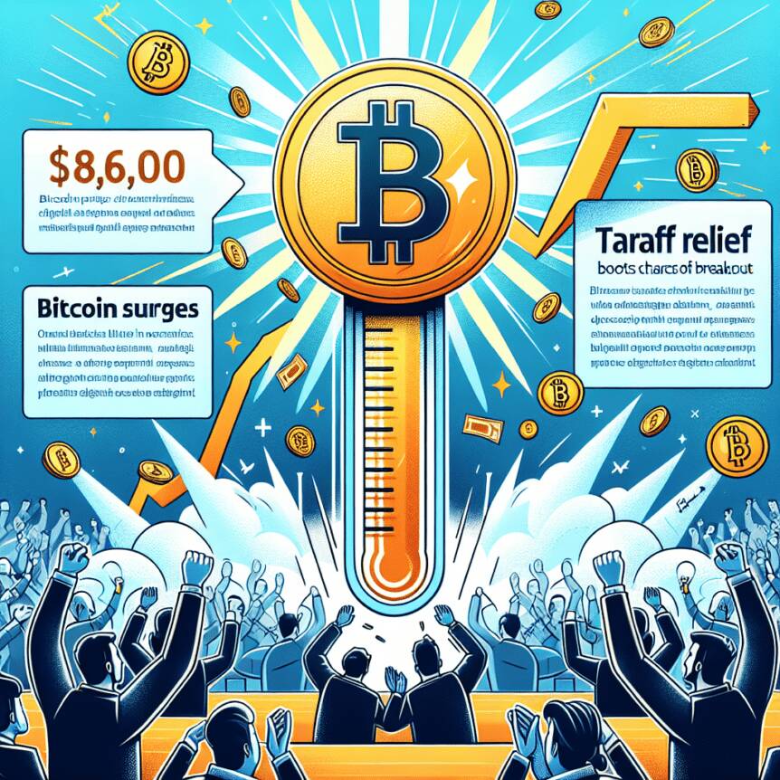 Bitcoin Price Surges To $86,000 As Trump Tariff Relief Boosts Chances Of Breakout