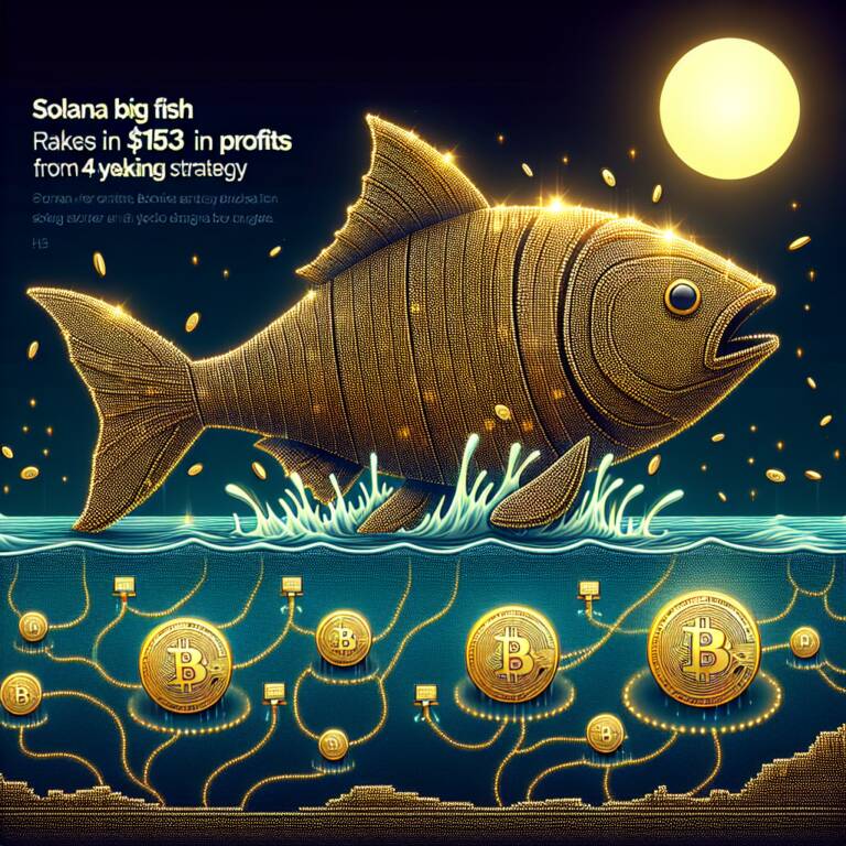 Solana Big Fish Rakes In $153 Million In Profits From 4-year Staking Strategy