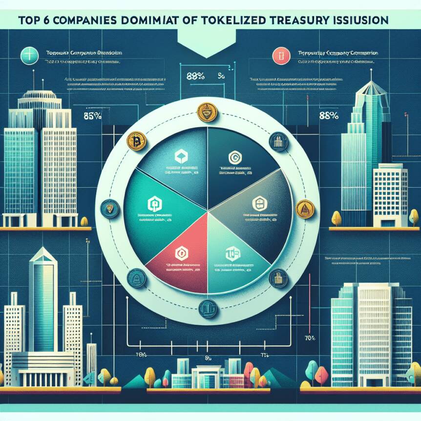 Top 6 Companies Dominate 88% Of Tokenized Treasury Issuance, Including Blackrock