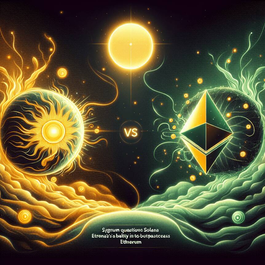 Sygnum Questions Solana's Ability To Surpass Ethereum