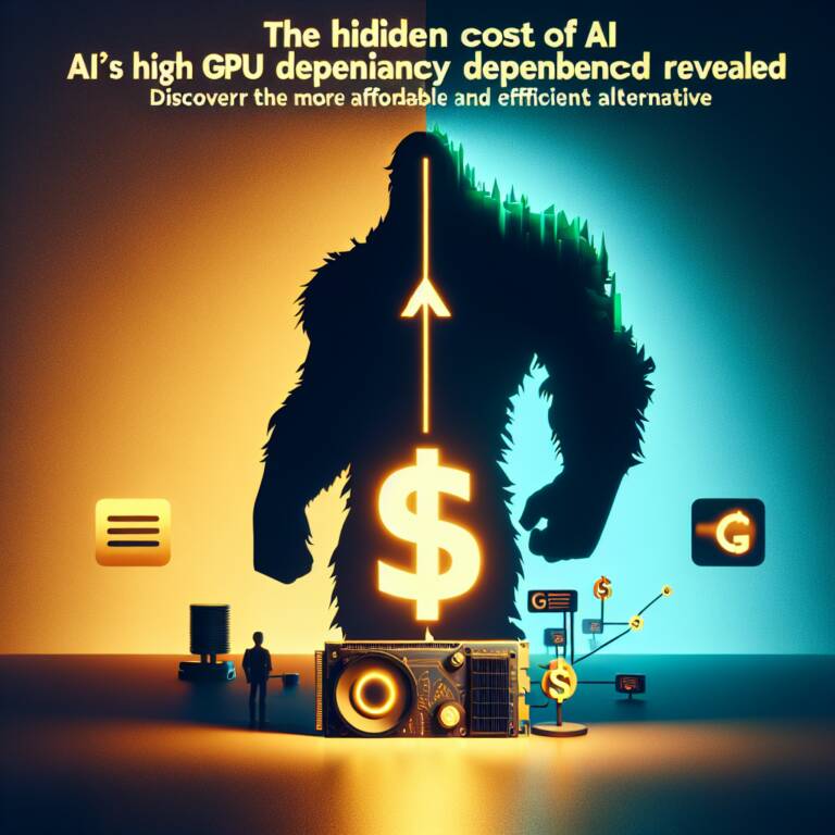 The Hidden Cost Of Ai's High Gpu Dependency Revealed: Discover The More Affordable And Efficient Alternative