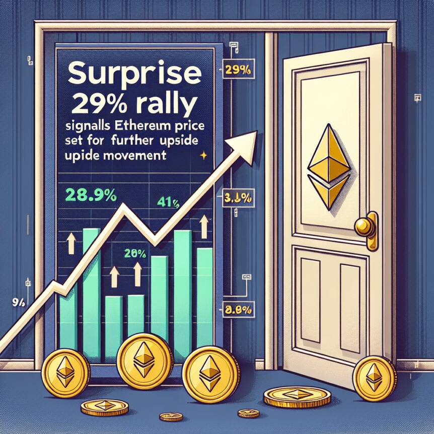 Surprise 29% Rally Signals Ethereum Price Set for Further Upside Movement Surprise 29% Rally Signals Ethereum Price Set For Further Upside Movement