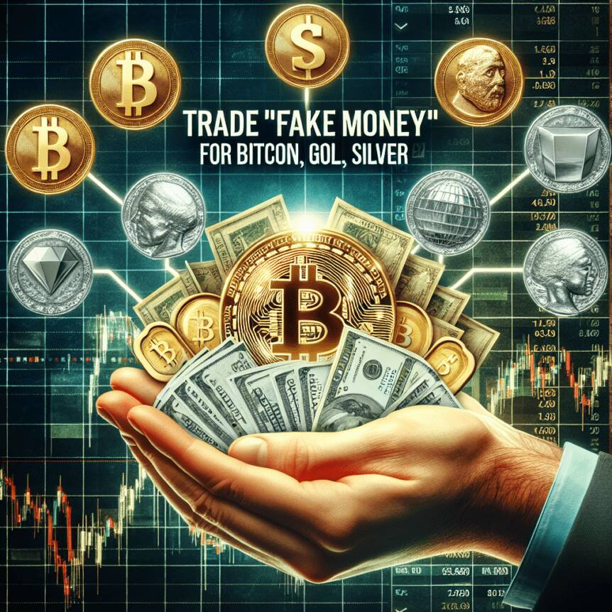 Robert Kiyosaki Recommends Trading In 'fake Money' For Bitcoin, Gold, And Silver