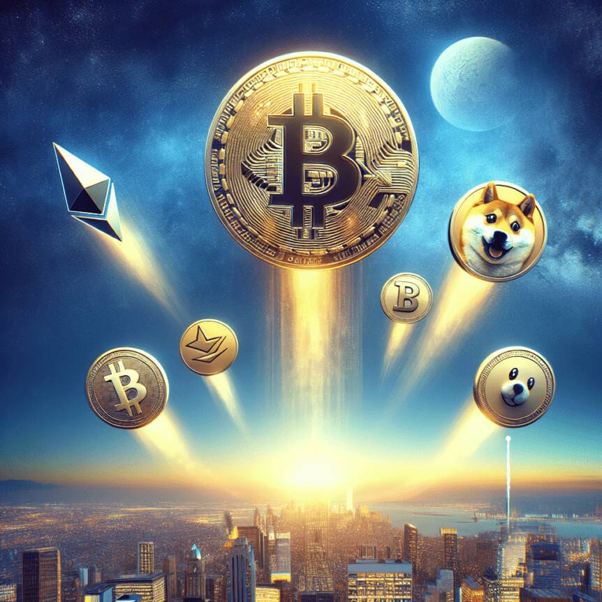 Bitcoin Price Nears Record High As Eth, Doge, Pepe, And Atom Soar
