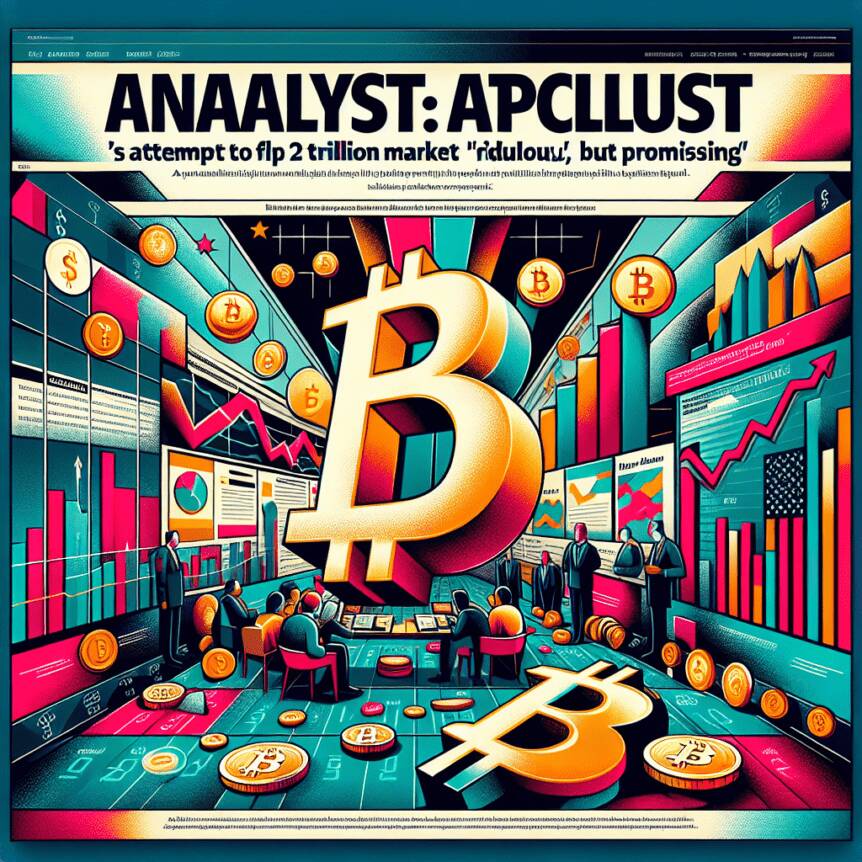 Analyst: Bitcoin's Attempt To Flip $2 Trillion Market Cap "ridiculous," But Promising