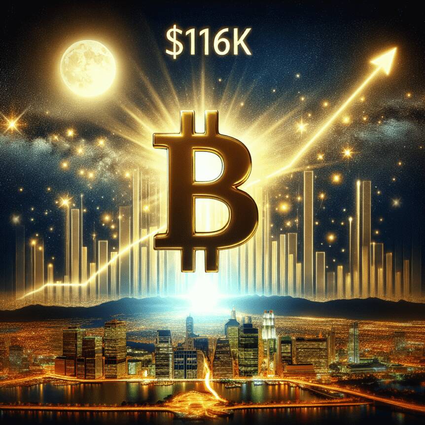 Btc Price Soaring To $116k: Bitcoin Trader Predicts All-time High By Early Week