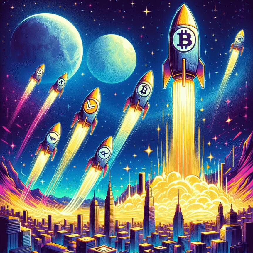 Bitcoin Surges Towards New Highs Igniting Excitement For Hype, Eth, Xmr, And Aave