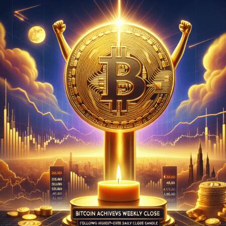 Bitcoin Achieves Record Weekly Close Following Highest-ever Daily Close Candle