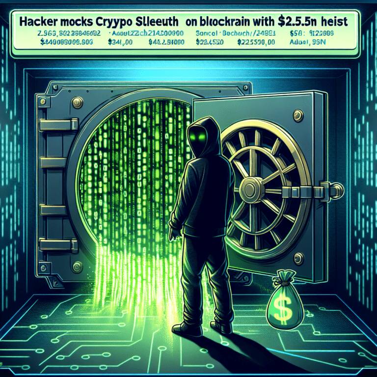 Hacker Mocks Crypto Sleuth Zachxbt On Blockchain With $42.5m Heist