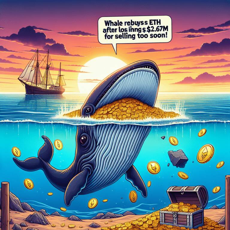 Whale Rebuys Eth After Losing $2.67m For Selling Too Soon!