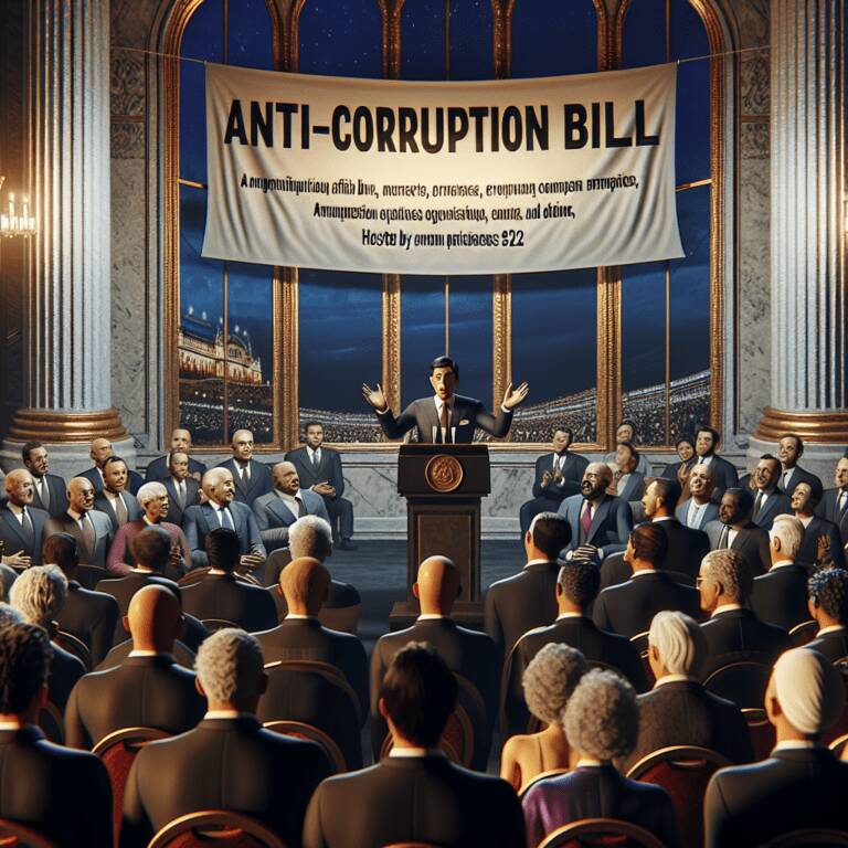 Congressman Proposes Anti-corruption Bill Before Trump's Dinner Event
