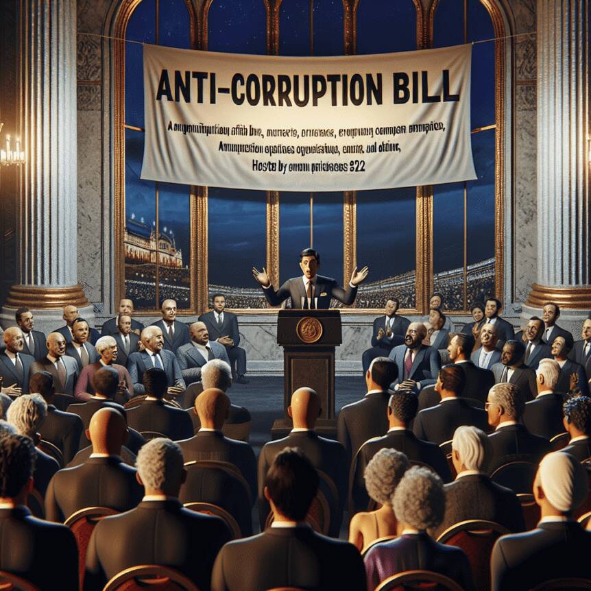 Congressman Proposes Anti-corruption Bill Before Trump's Dinner Event